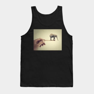 Elephant on a stick Tank Top